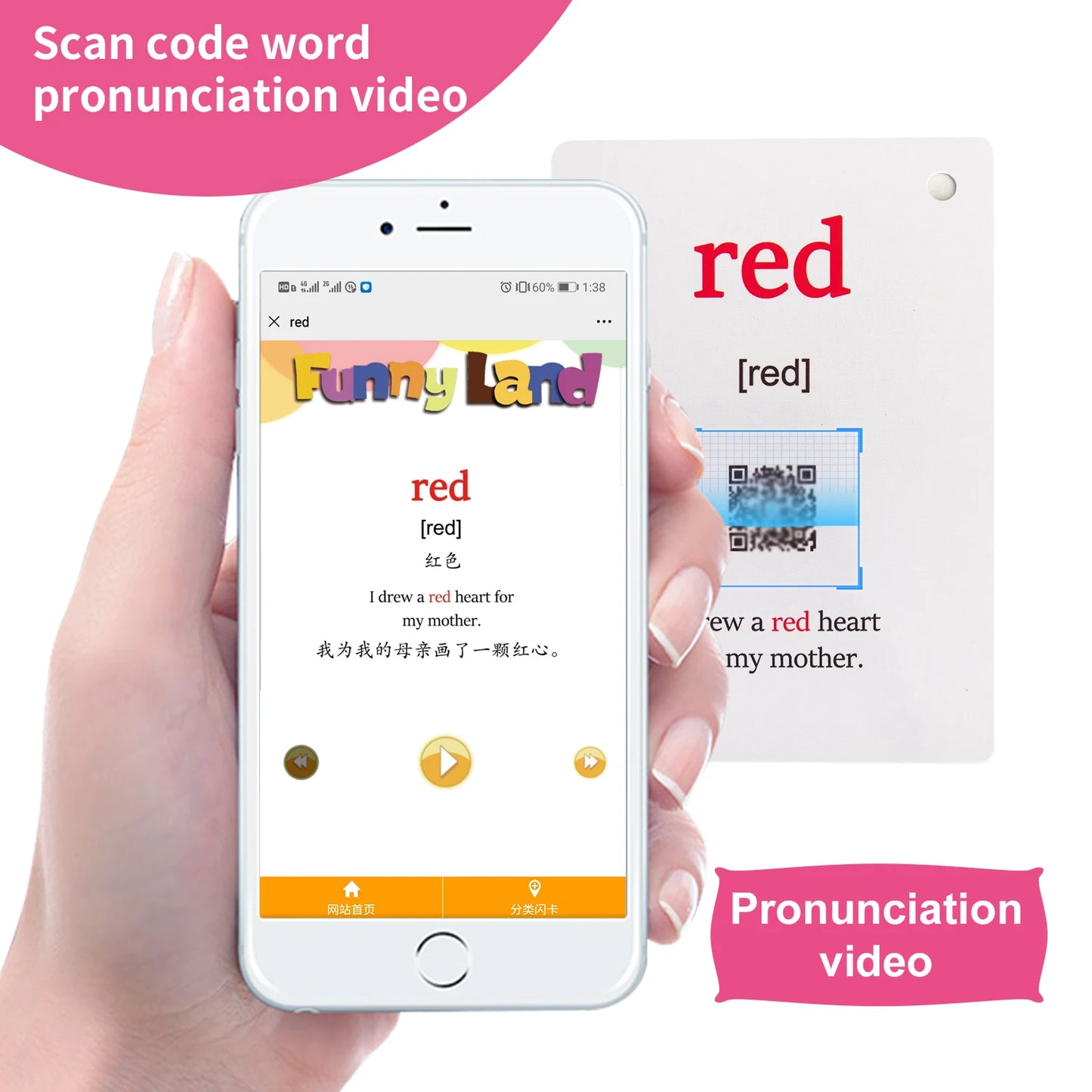 Tarjetas Montessori para Aprender Inglés – Juguetes Educativos para Niños