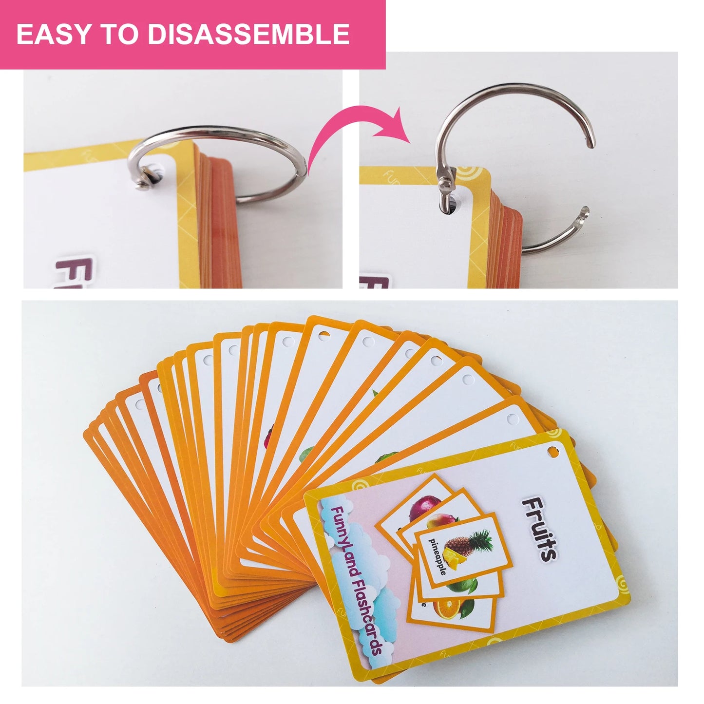Tarjetas Montessori para Aprender Inglés – Juguetes Educativos para Niños