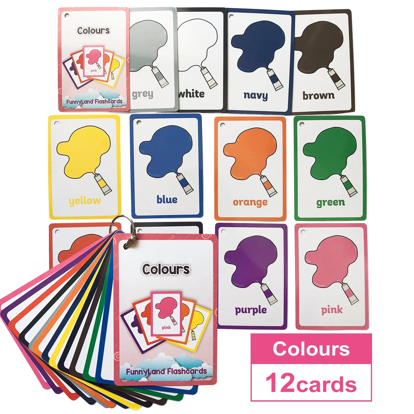 Tarjetas Montessori para Aprender Inglés – Juguetes Educativos para Niños