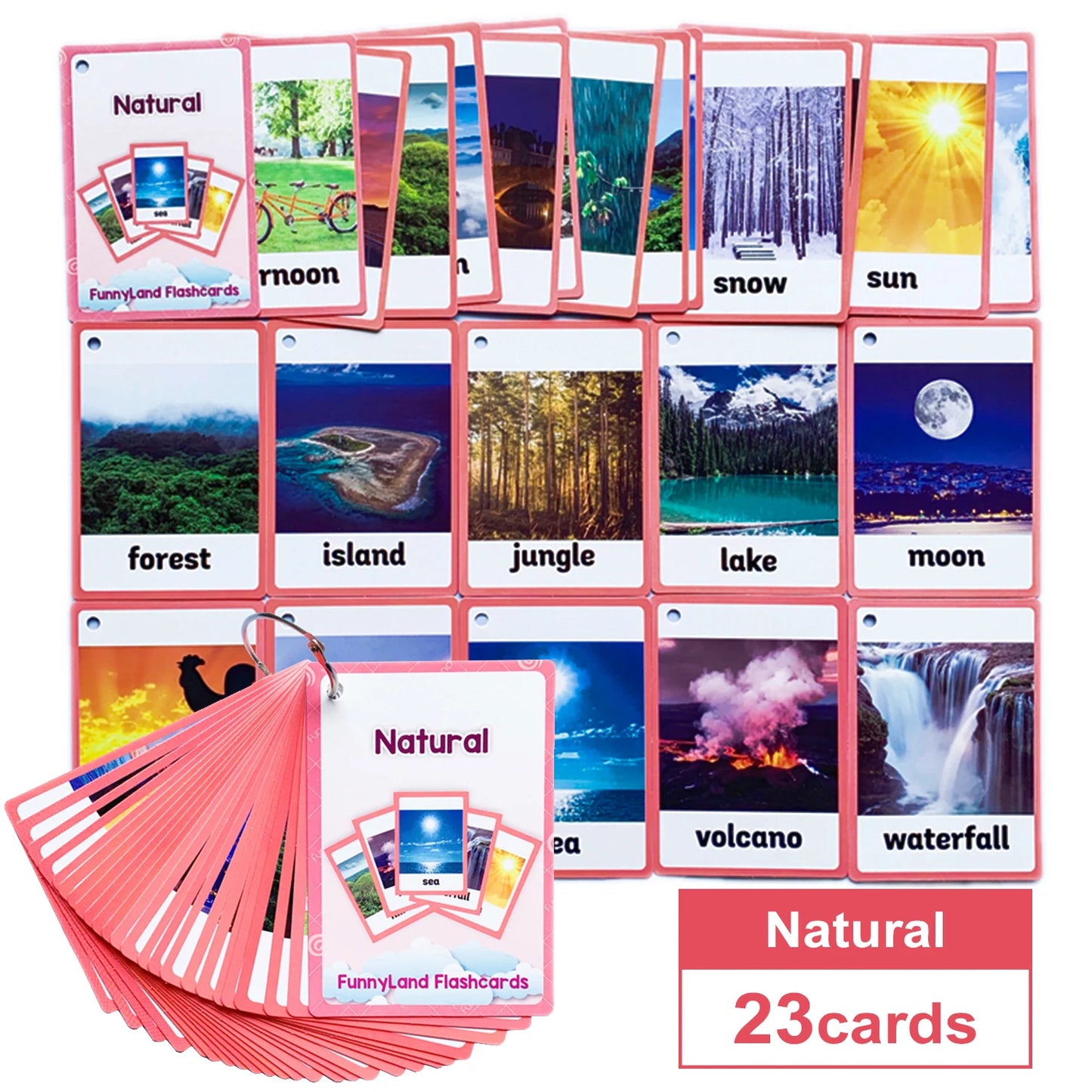 Tarjetas Montessori para Aprender Inglés – Juguetes Educativos para Niños