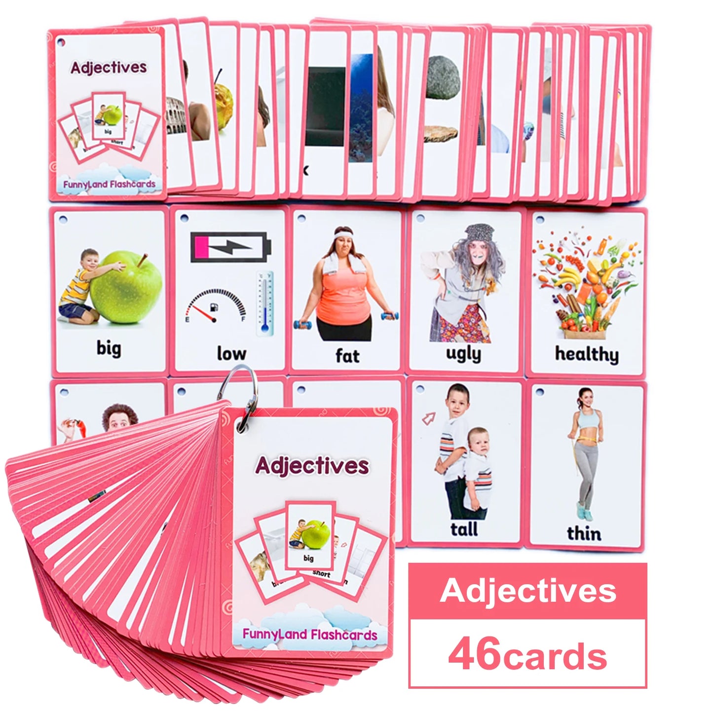 Tarjetas Montessori para Aprender Inglés – Juguetes Educativos para Niños