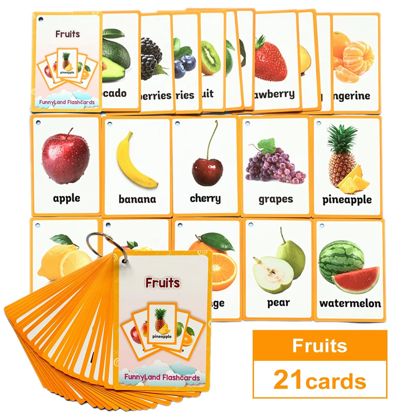 Tarjetas Montessori para Aprender Inglés – Juguetes Educativos para Niños