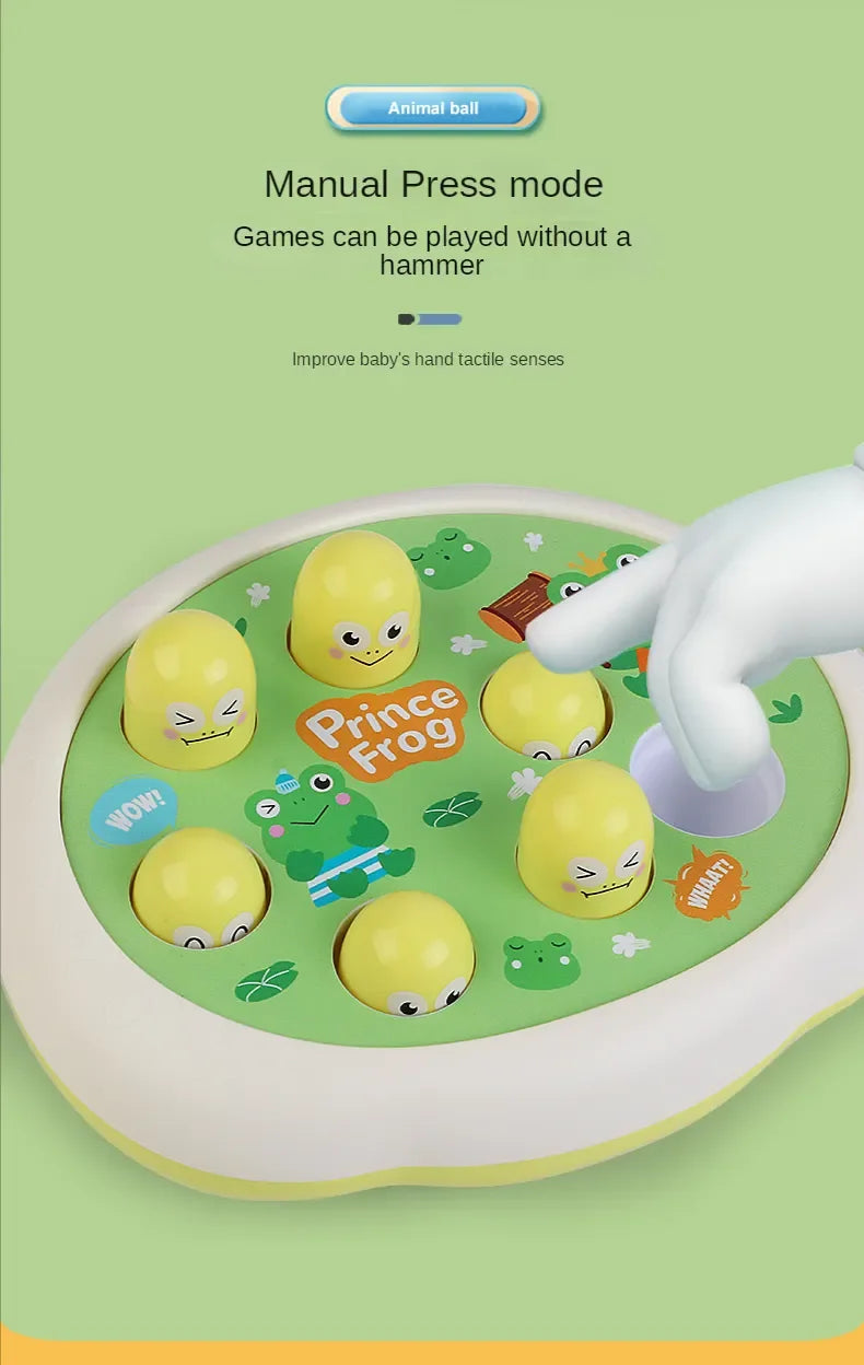 Juego Montessori de Martillo de Animales, Regalo de Cumpleaños Educativo para Bebés, Juego de Golpear para Niños y Padres.
