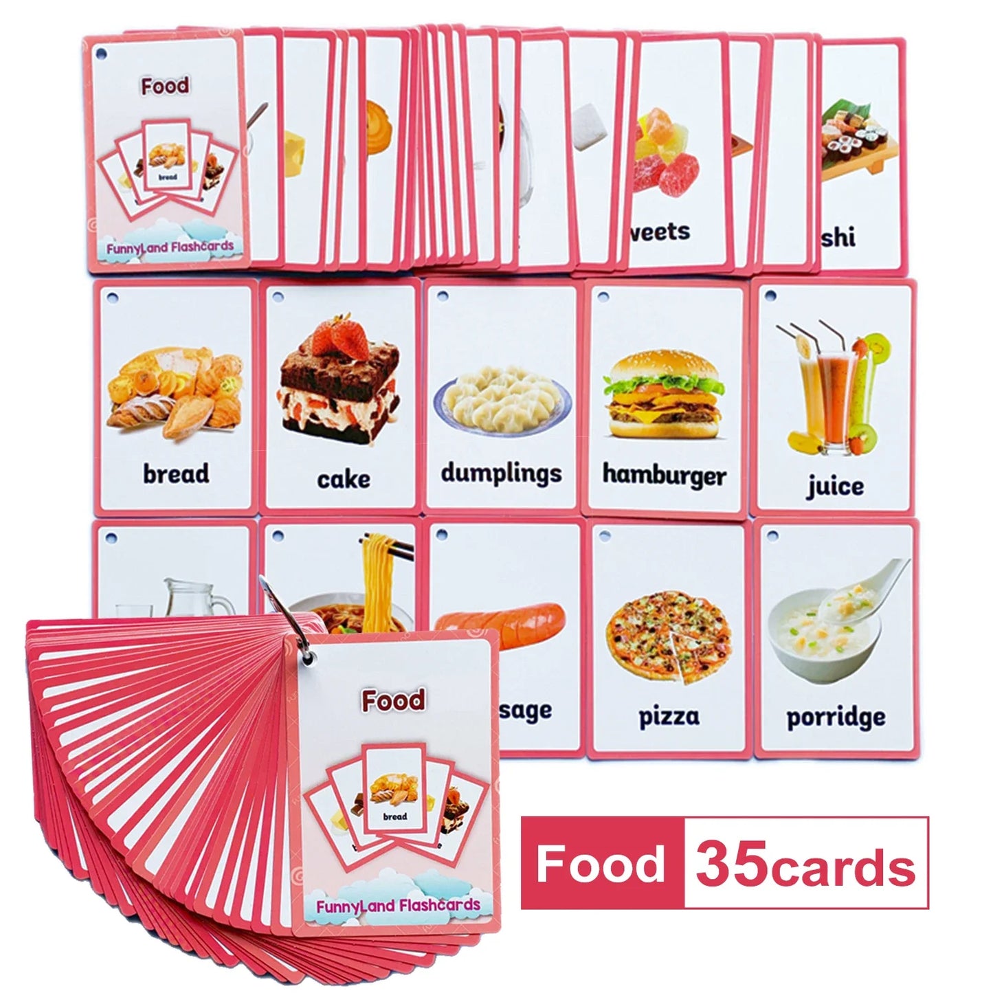 Tarjetas Montessori para Aprender Inglés – Juguetes Educativos para Niños