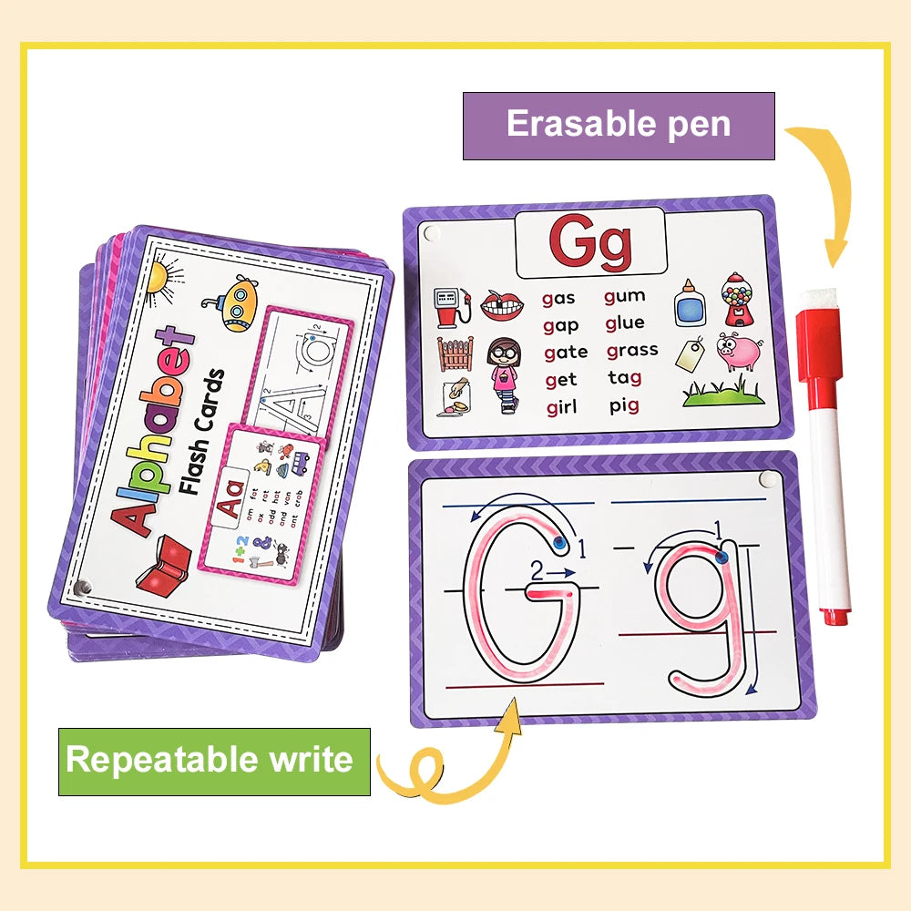 Tarjetas Montessori para Aprender Inglés – Juguetes Educativos para Niños