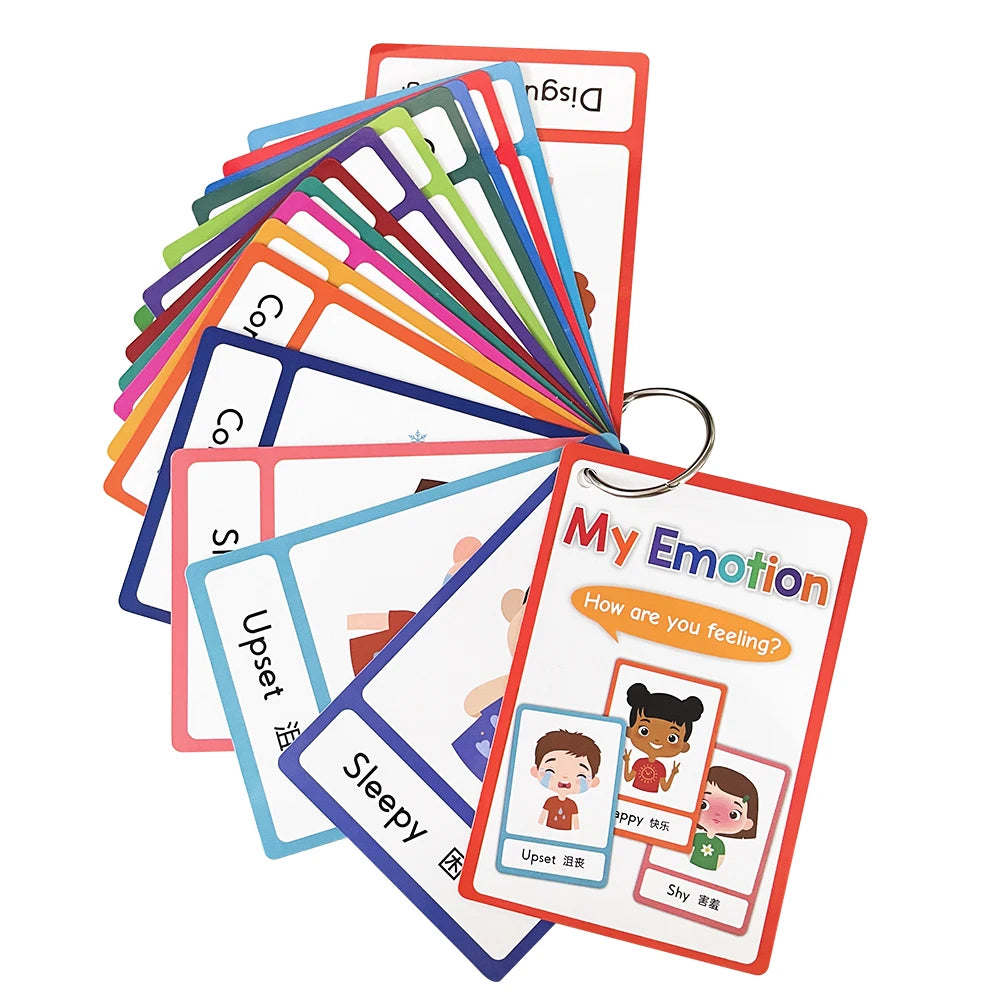 Tarjetas Montessori para Aprender Inglés – Juguetes Educativos para Niños