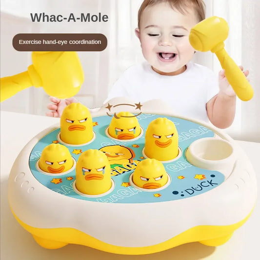 Juego Montessori de Martillo de Animales, Regalo de Cumpleaños Educativo para Bebés, Juego de Golpear para Niños y Padres.