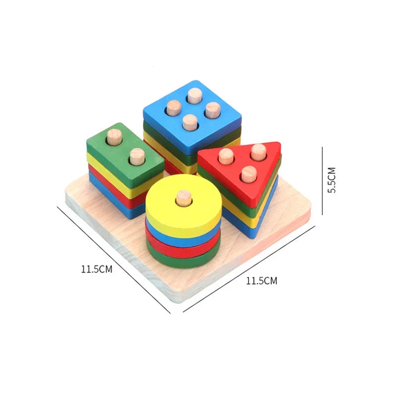 Juguetes de Madera Montessori para Bebés – Juguetes Educativos para el Desarrollo