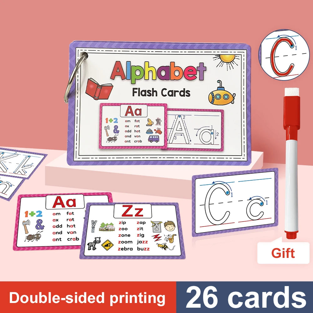 Tarjetas Montessori para Aprender Inglés – Juguetes Educativos para Niños