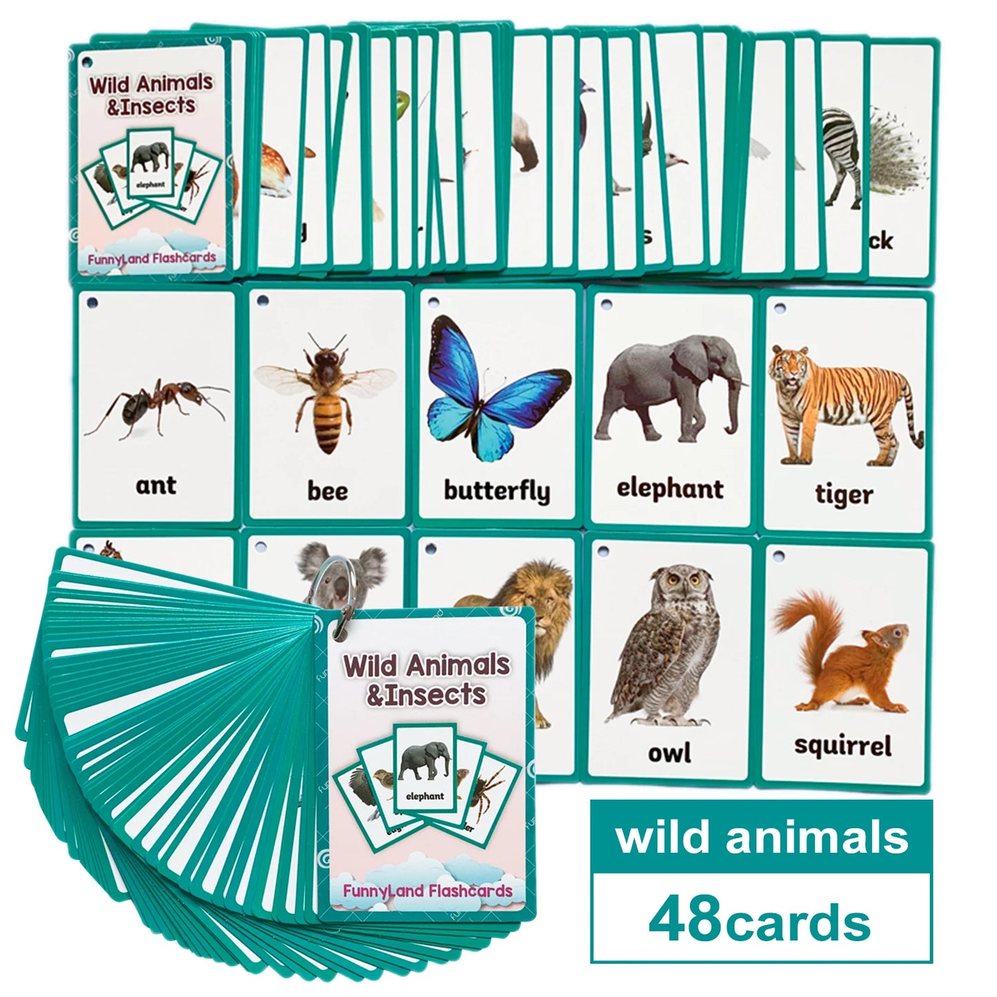 Tarjetas Montessori para Aprender Inglés – Juguetes Educativos para Niños