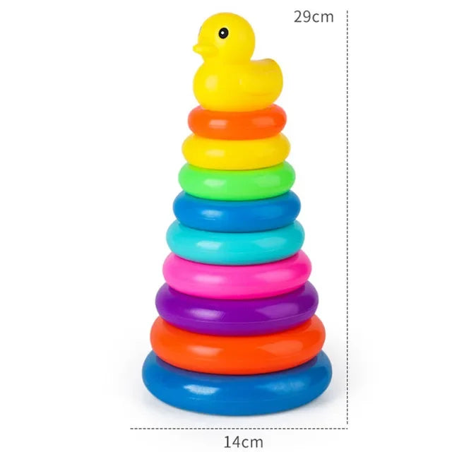 Juguete Montessori Torre de Bolas para Bebés, Juegos Educativos de Desarrollo, Apilamiento para Niños de 1 a 3 Años.