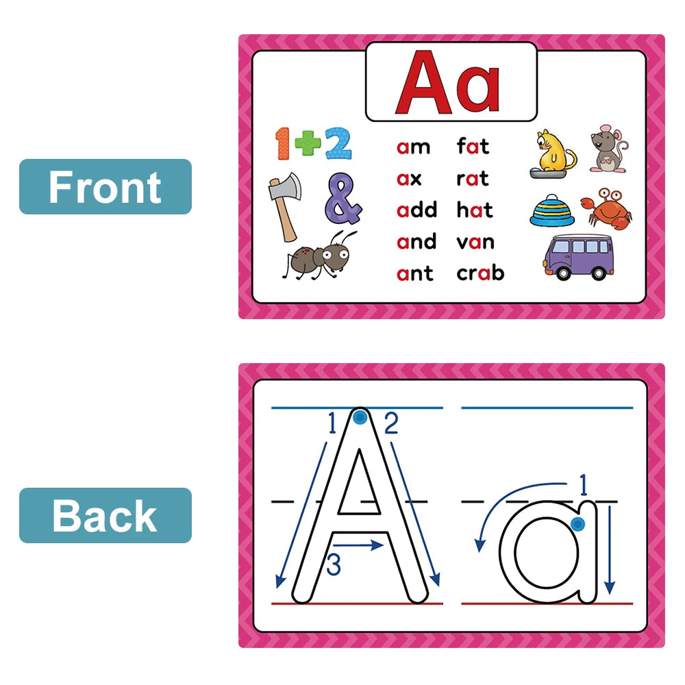 Tarjetas Montessori para Aprender Inglés – Juguetes Educativos para Niños