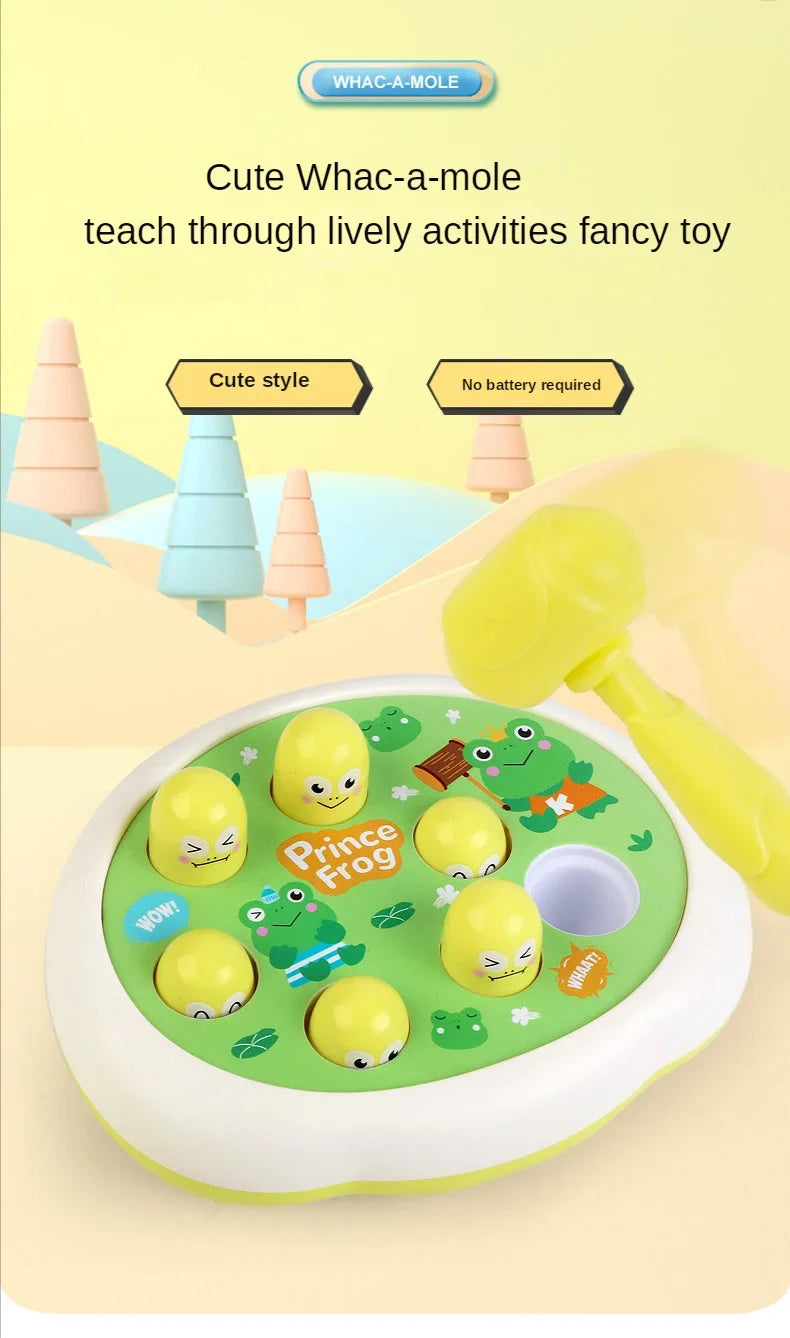 Juego Montessori de Martillo de Animales, Regalo de Cumpleaños Educativo para Bebés, Juego de Golpear para Niños y Padres.