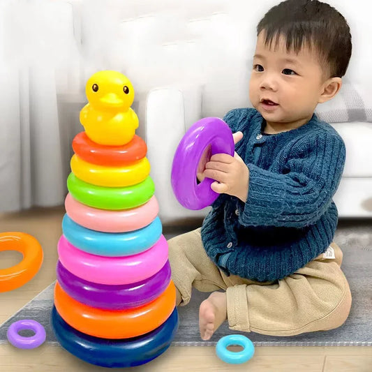 Juguete Montessori Torre de Bolas para Bebés, Juegos Educativos de Desarrollo, Apilamiento para Niños de 1 a 3 Años.