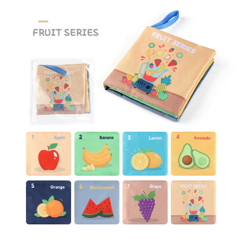 Libros Blandos Montessori para Bebés – 3D Táctil y de Alto Contraste, Juguetes Educativos Sensoriales