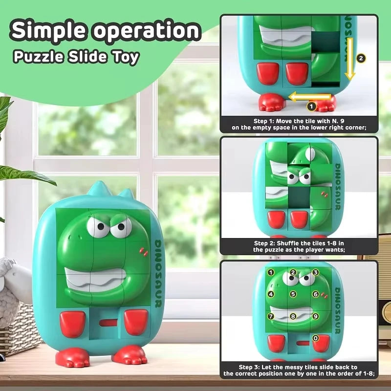 Rompecabezas 3D de Animales – Juego Educativo para Niños, 9 Rejillas de Pensamiento