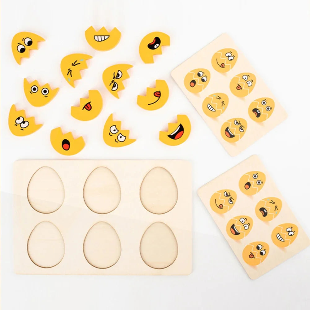 Puzzles de Emociones Infantil:Juego Educativo Montessori para Reconocer Expresiones