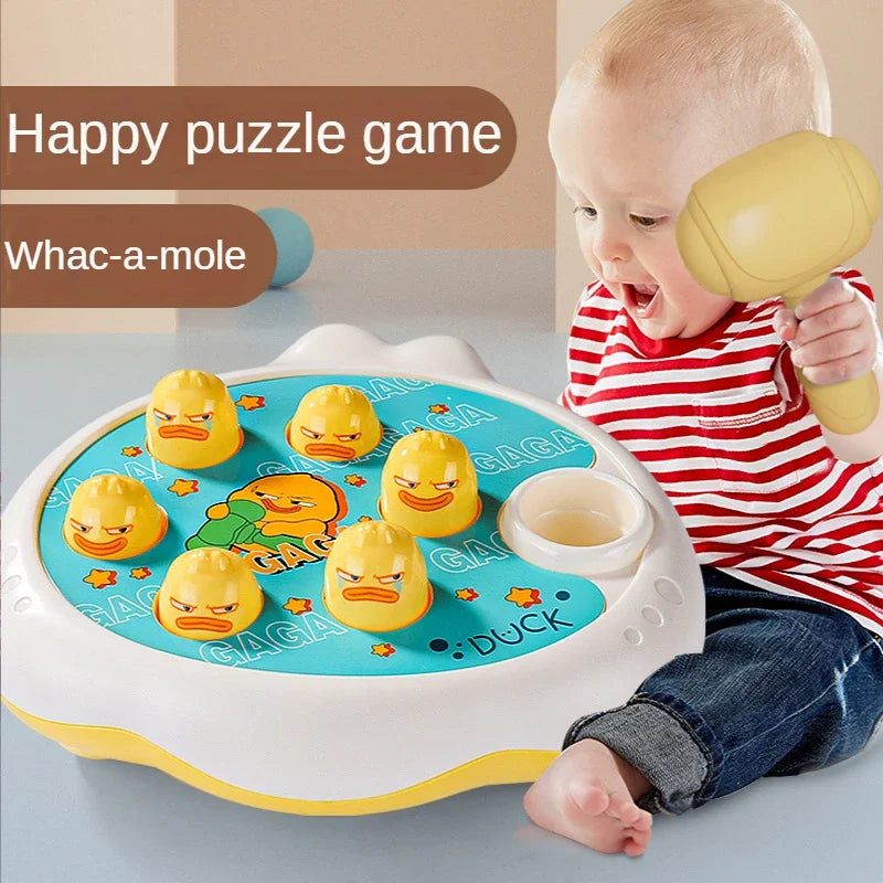 Juego Montessori de Martillo de Animales, Regalo de Cumpleaños Educativo para Bebés, Juego de Golpear para Niños y Padres.