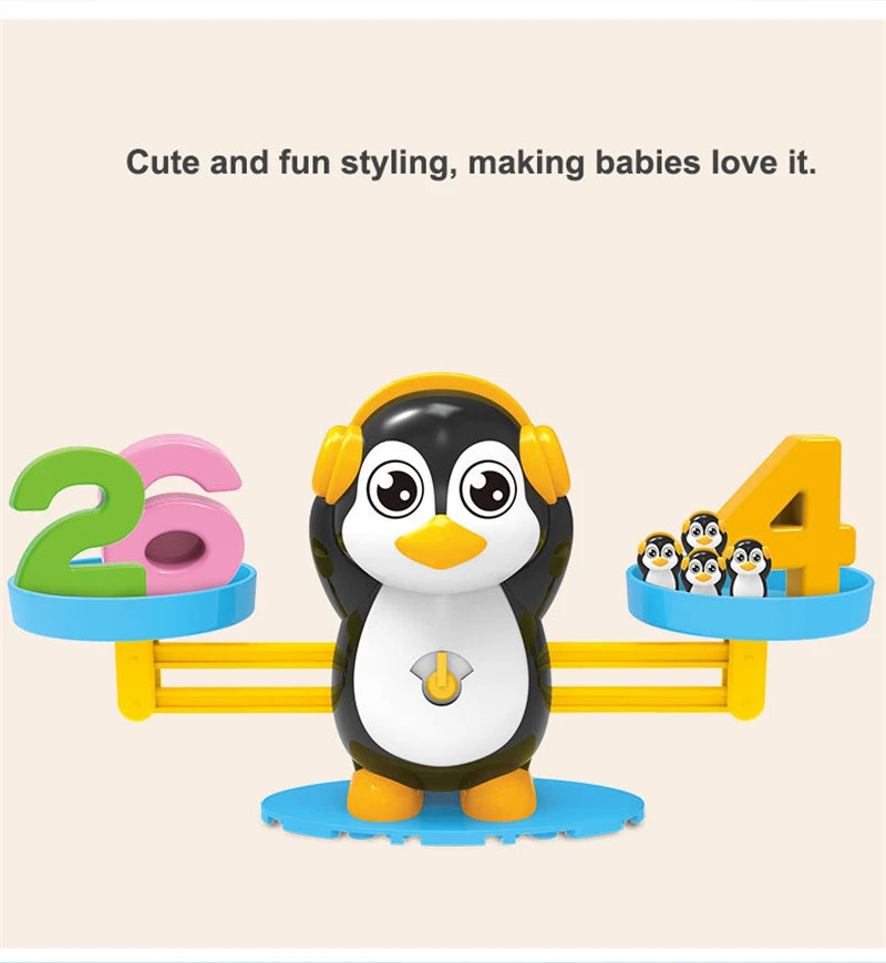 Juego Montessori de Balance de Mono, Juguetes Educativos para Niños, Desarrollo Infantil y Enseñanza de Números.