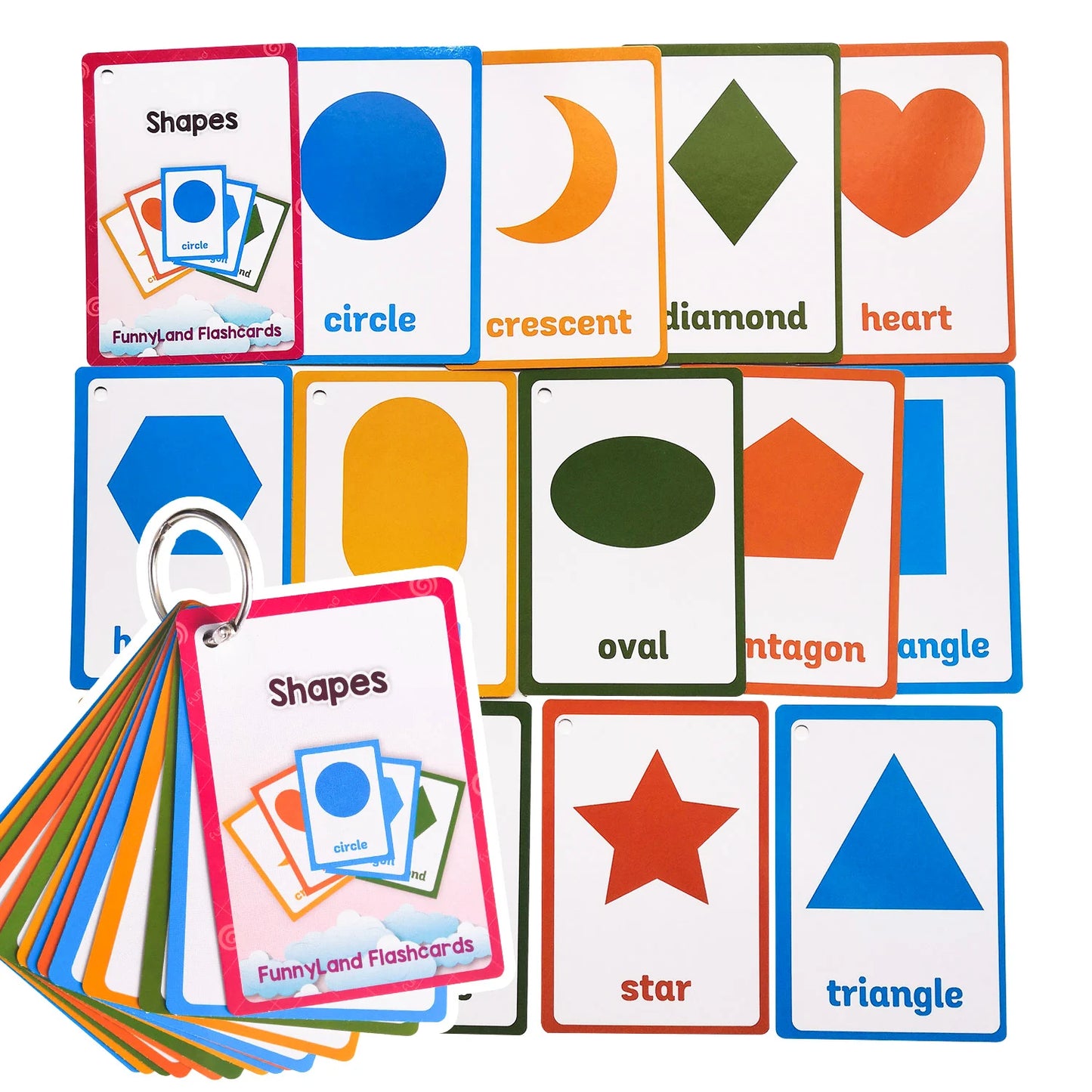 Tarjetas Montessori para Aprender Inglés – Juguetes Educativos para Niños