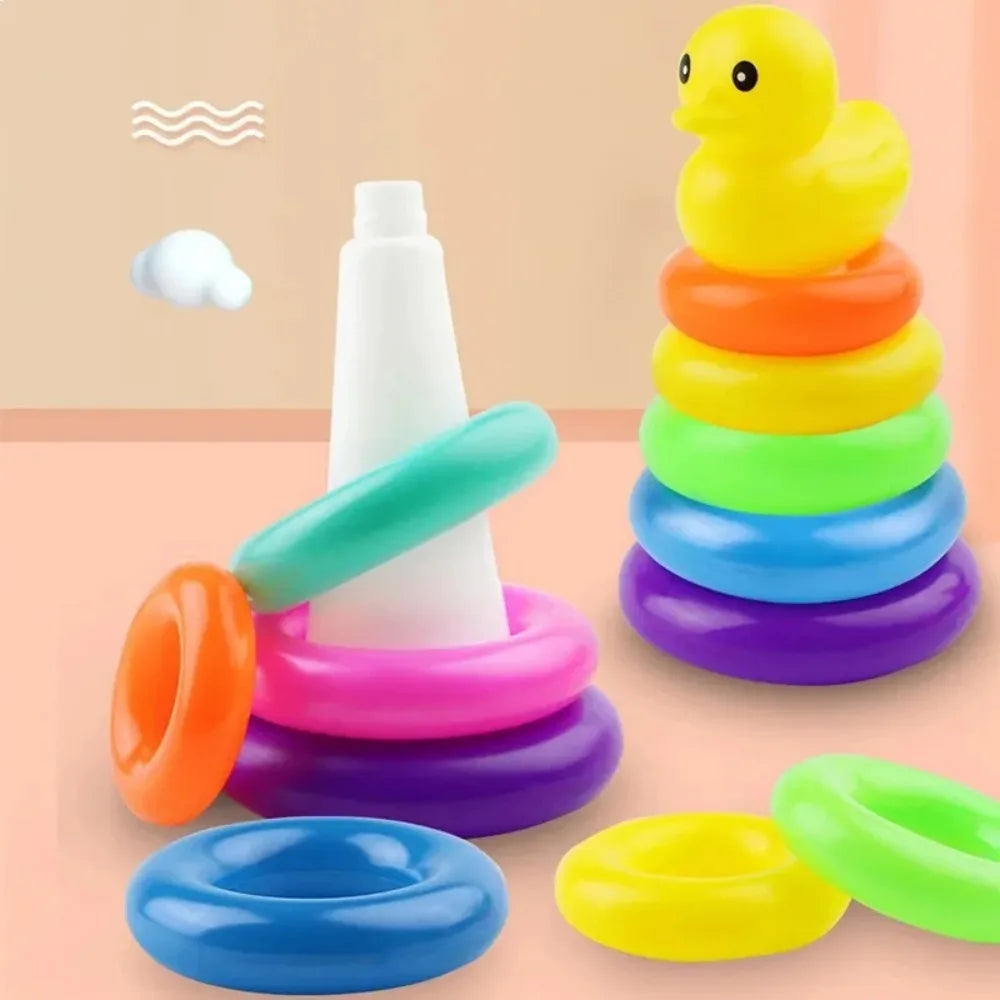 Juguete Montessori Torre de Bolas para Bebés, Juegos Educativos de Desarrollo, Apilamiento para Niños de 1 a 3 Años.