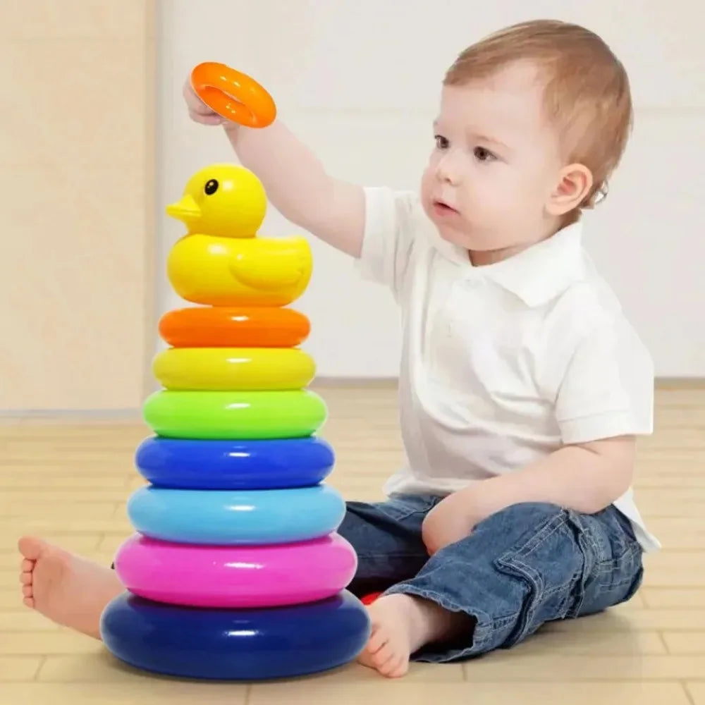 Juguete Montessori Torre de Bolas para Bebés, Juegos Educativos de Desarrollo, Apilamiento para Niños de 1 a 3 Años.